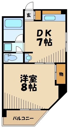 第３キングビルの物件間取画像